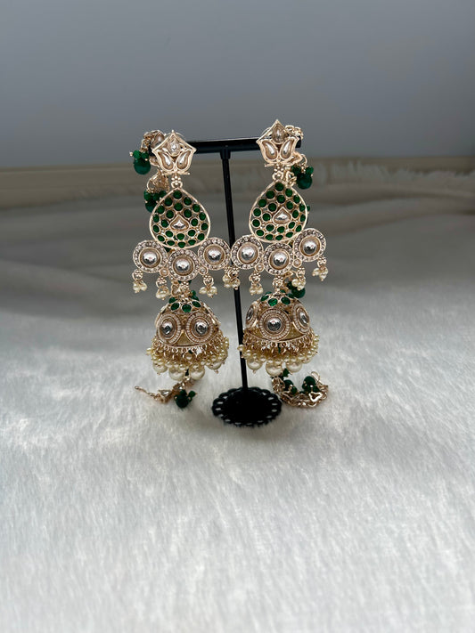 Emerald Green Sahara Earrings