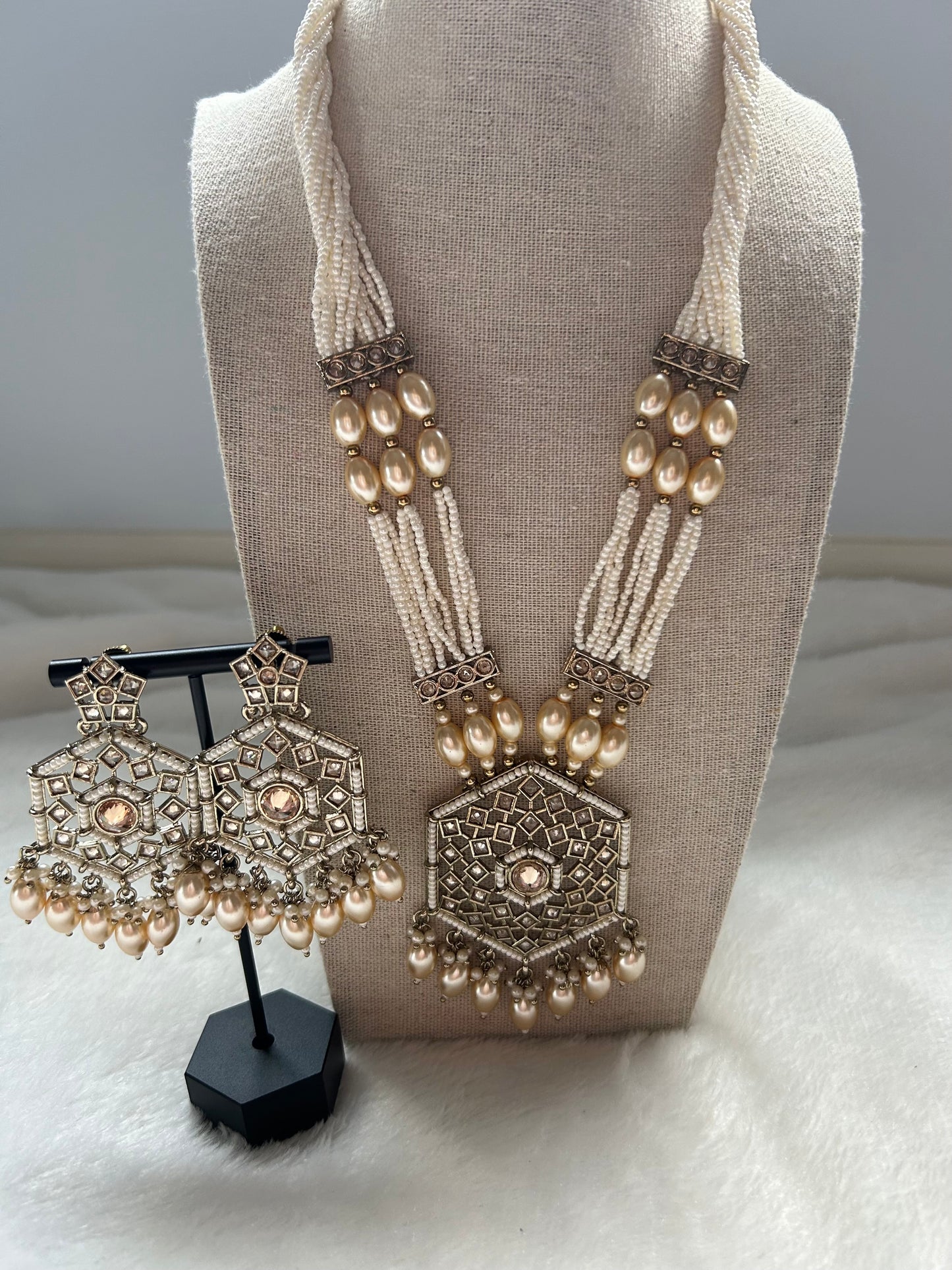 White Mala Set