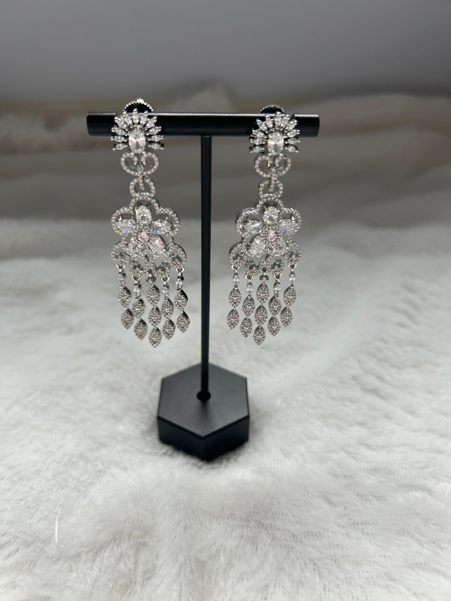 AD Floral Waterfall Earrings