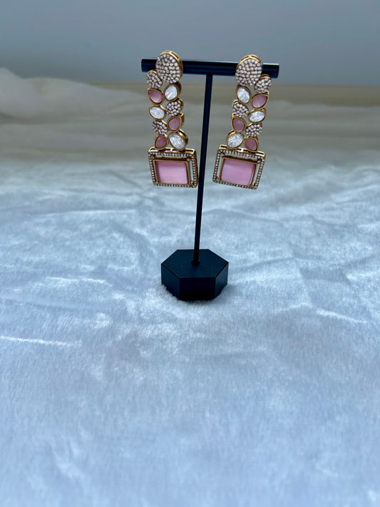 Pink Doublet Earrings