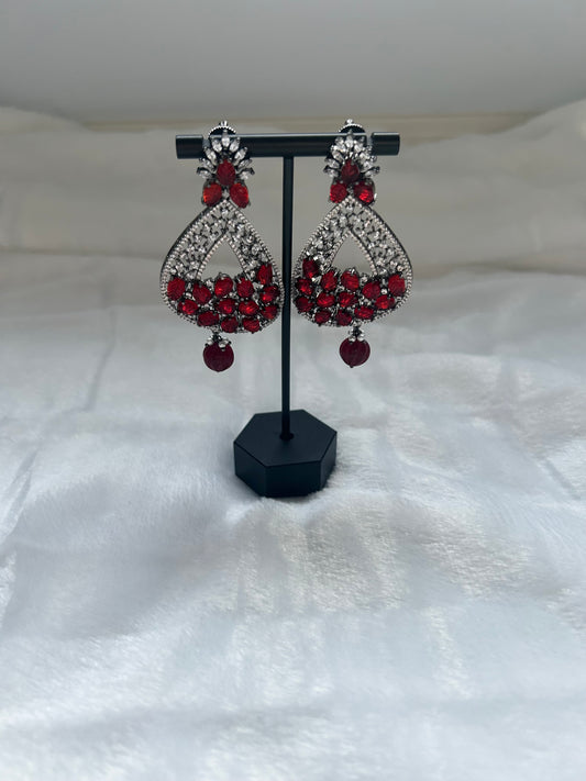 AD Red Earrings