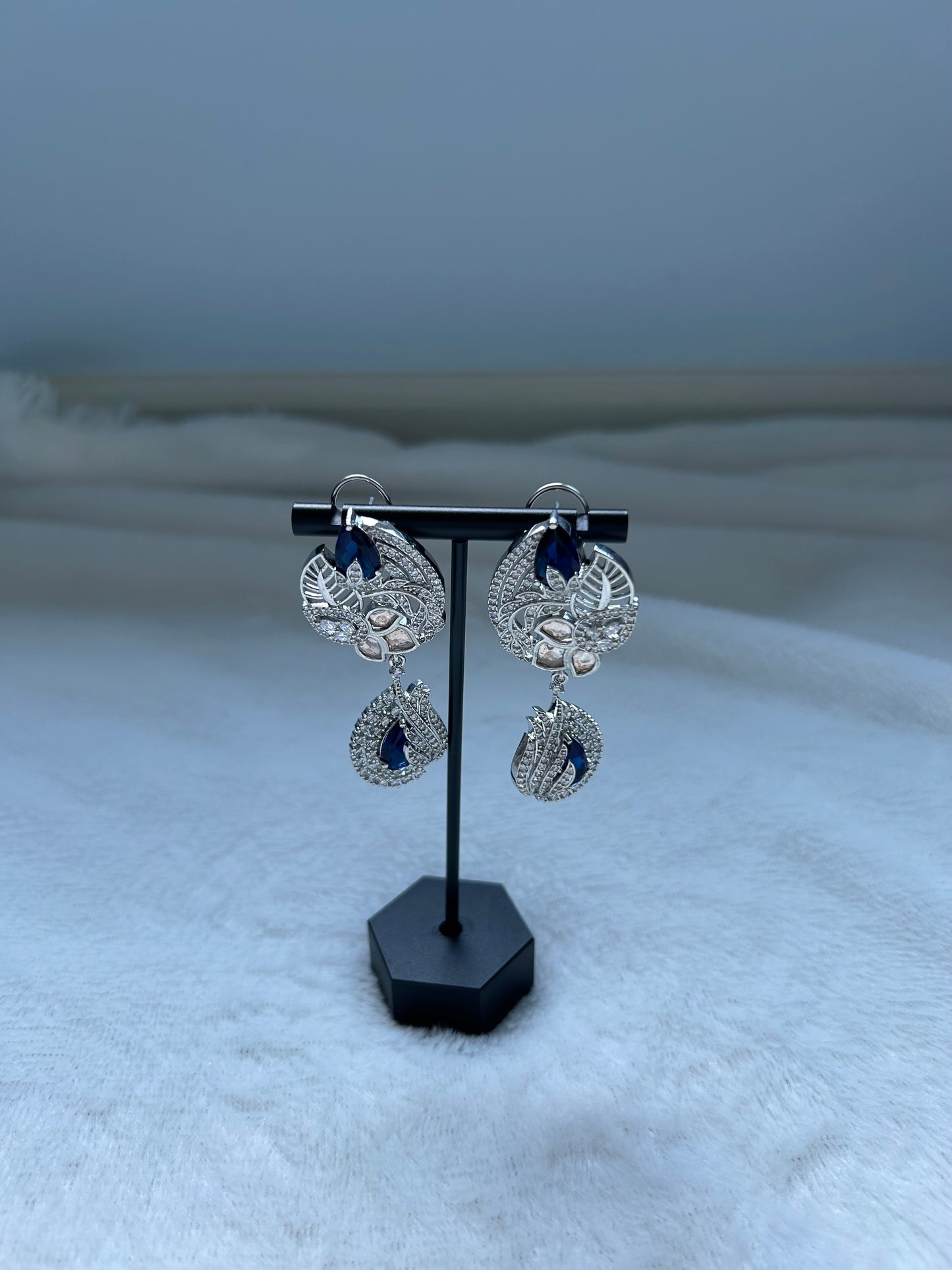 Royal Blue AD Earrings