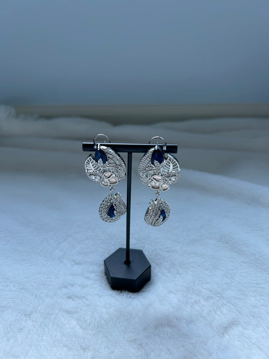 Royal Blue AD Earrings