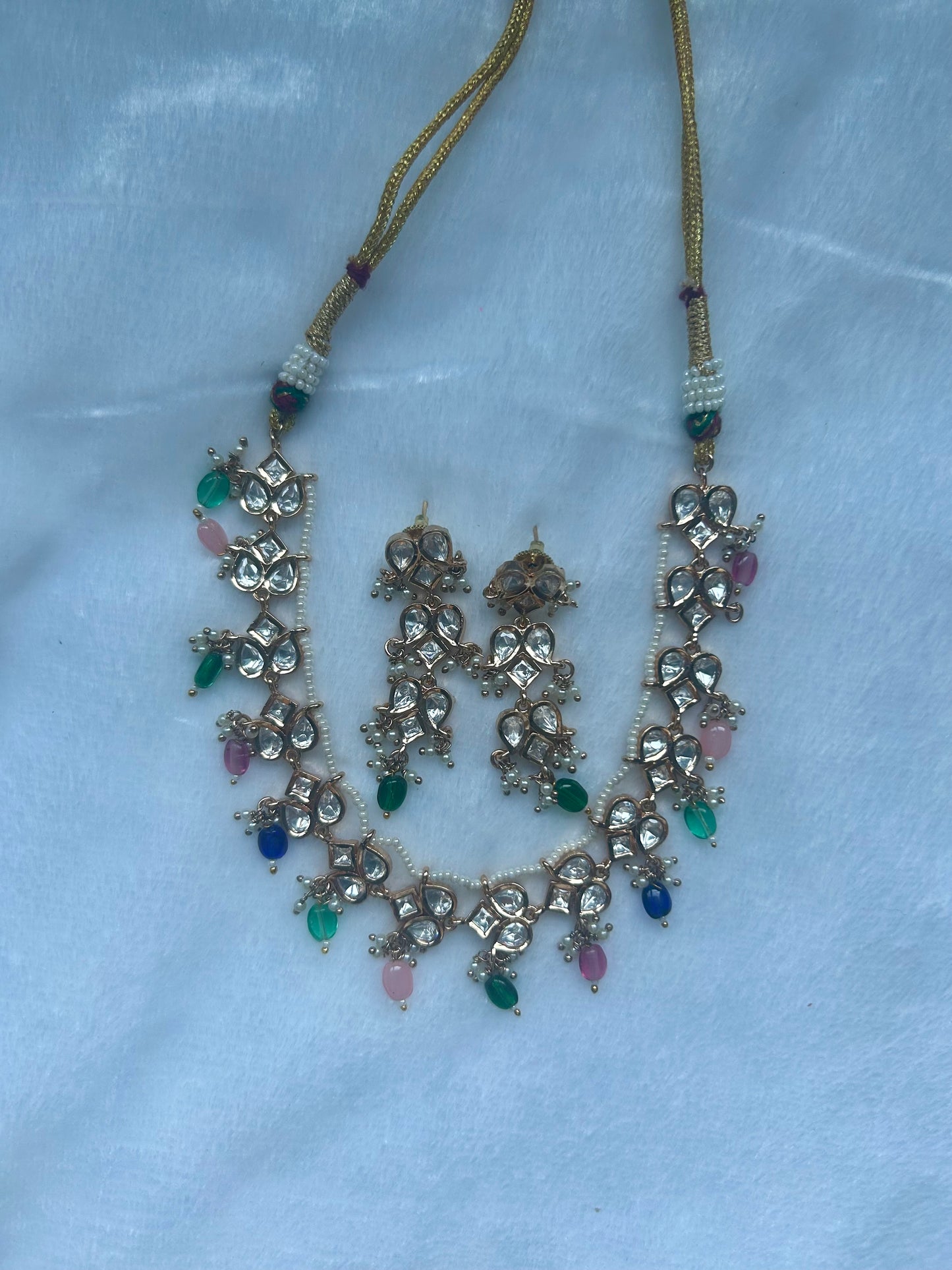 Multi Color Tyaani Kundan Choker Set