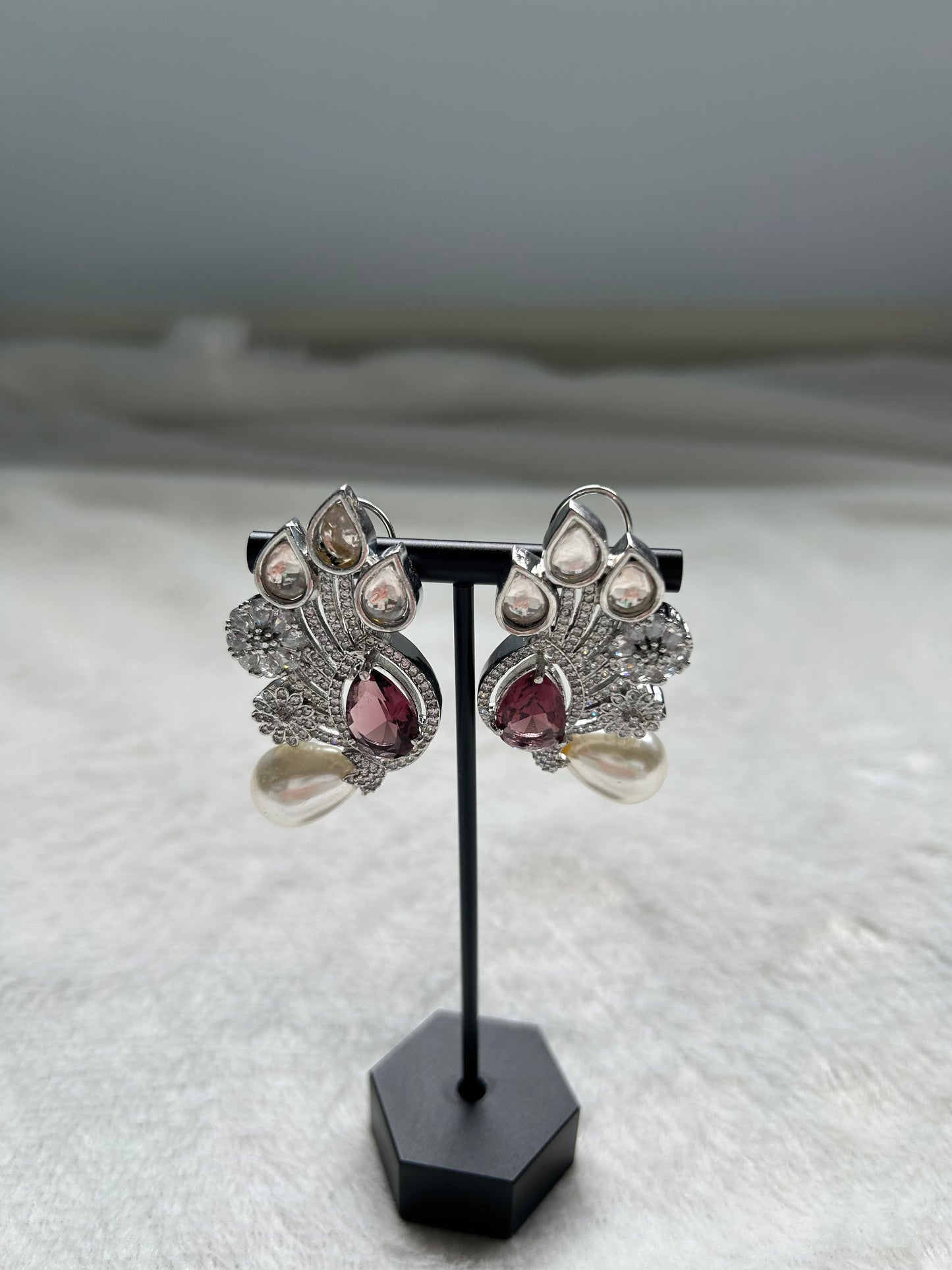 AD Dark Red/Purple Studs