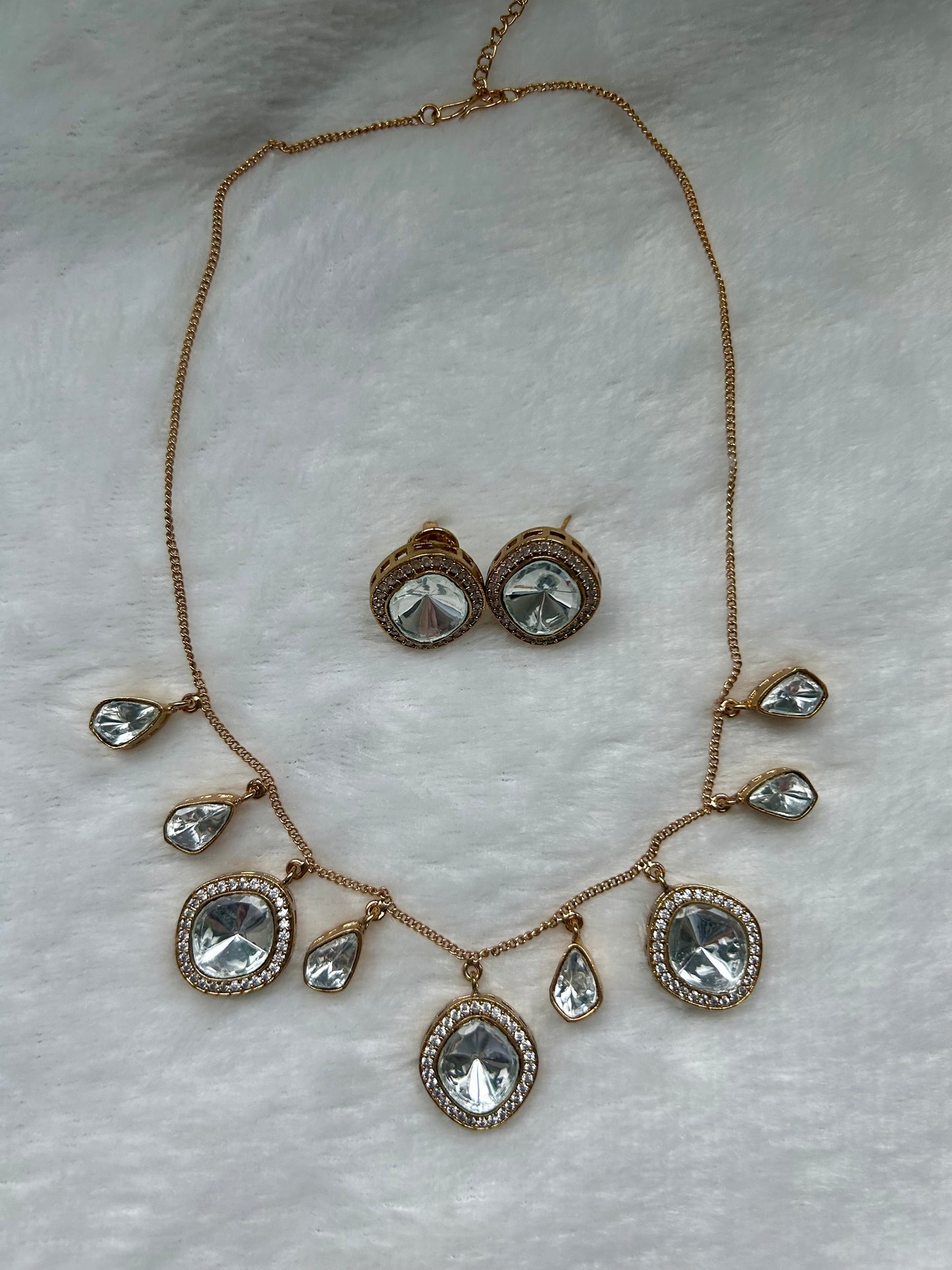 LUXE Moissanite Kundan Set