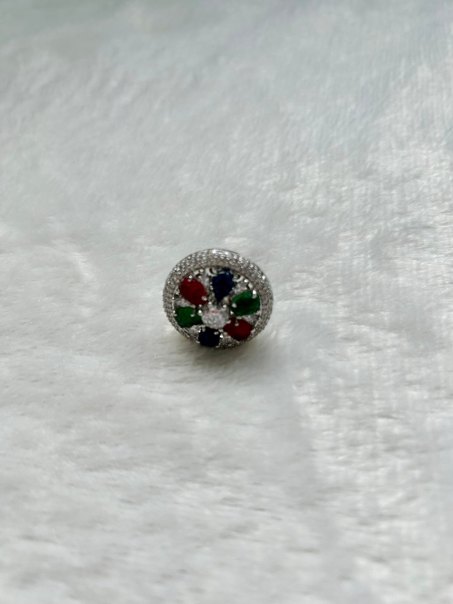 AD Multi Flower Ring