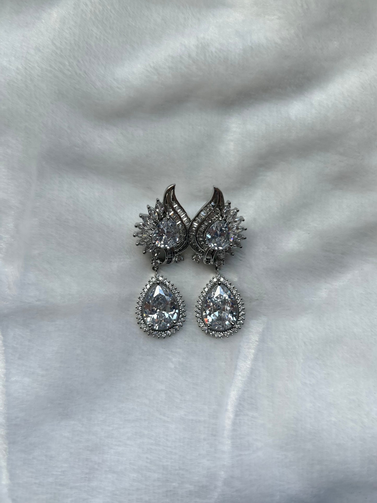AD Silver Earrings