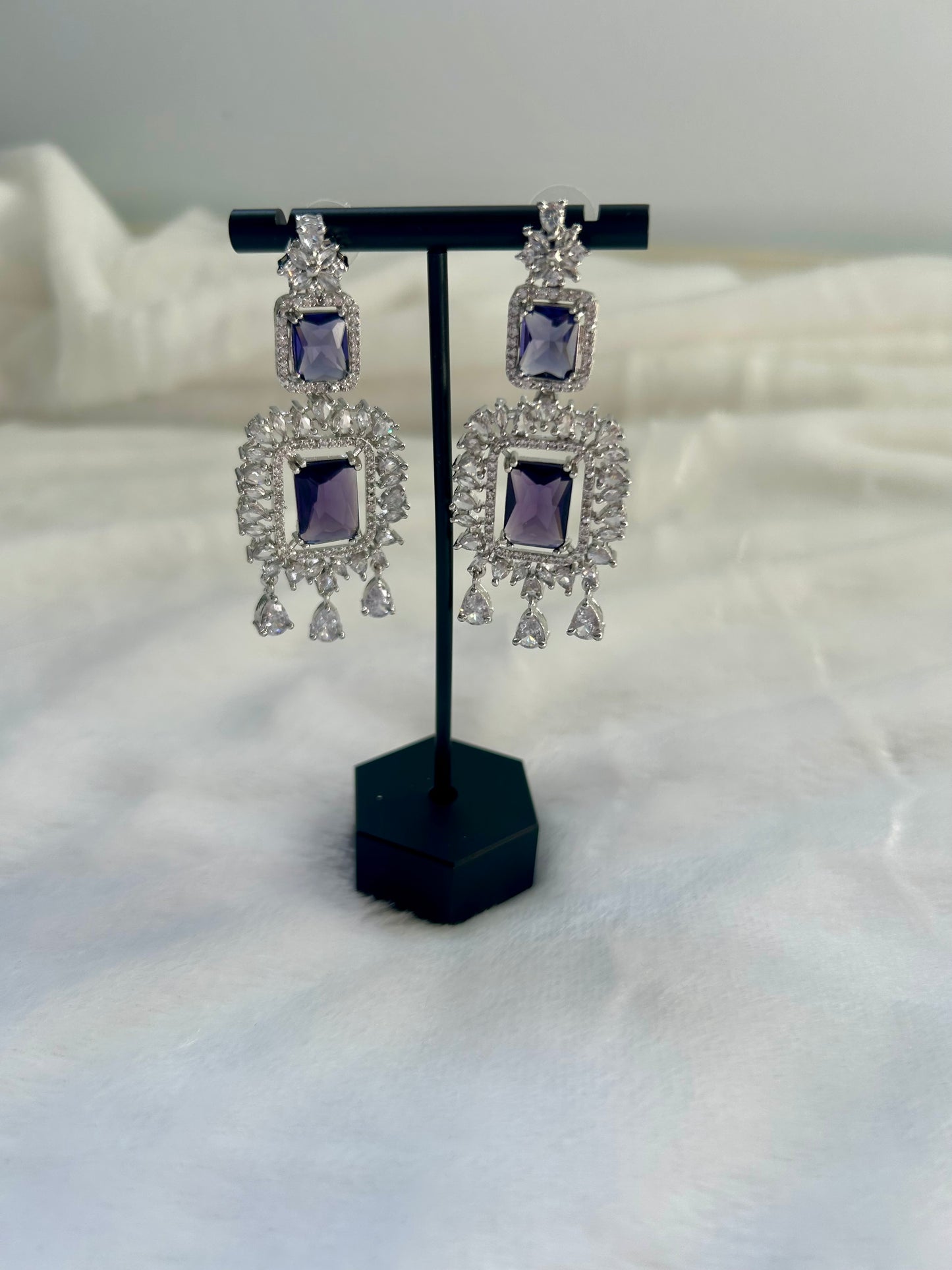 AD Purple Earrings