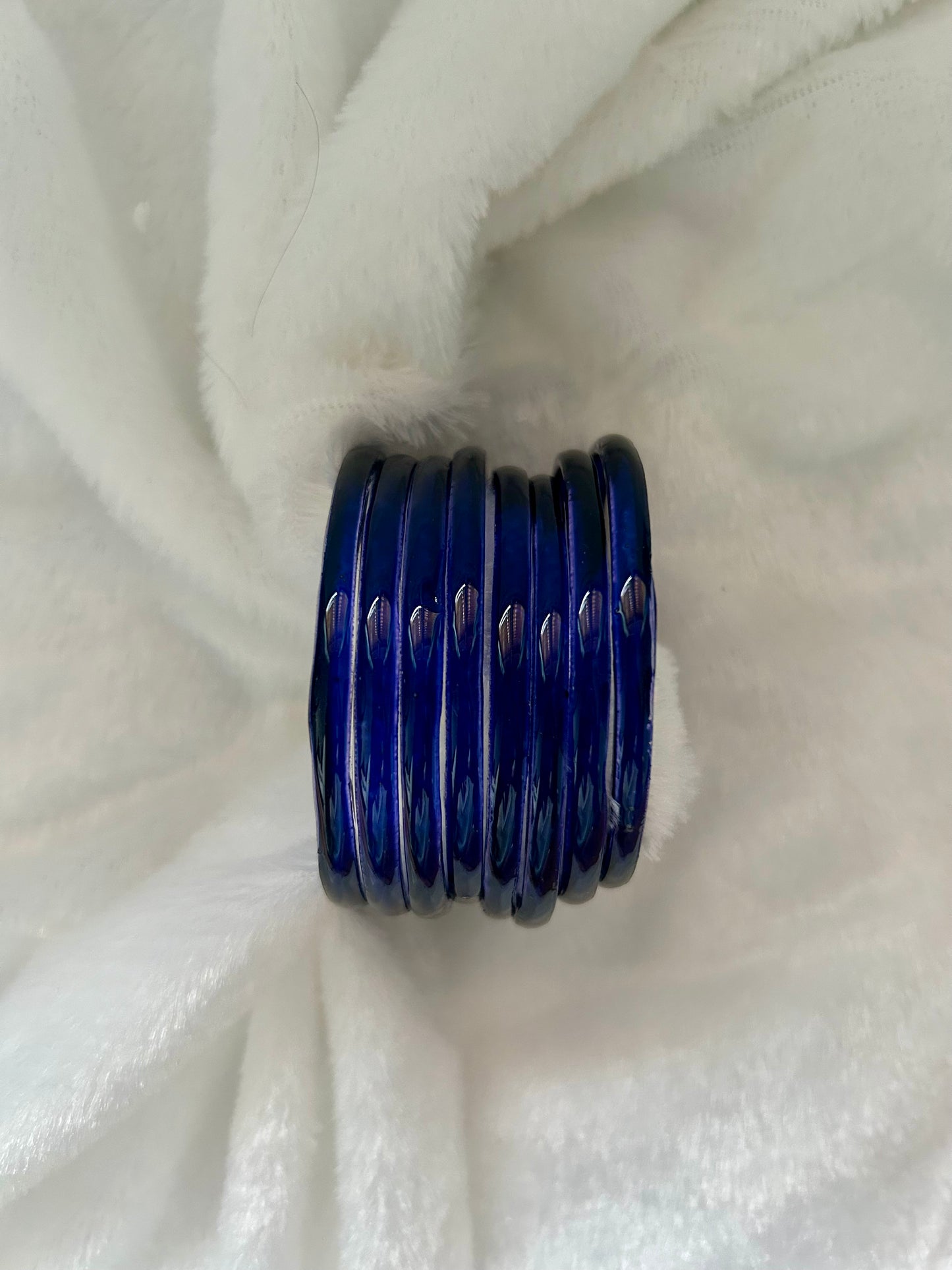 Navy Blue Jelly Bangles