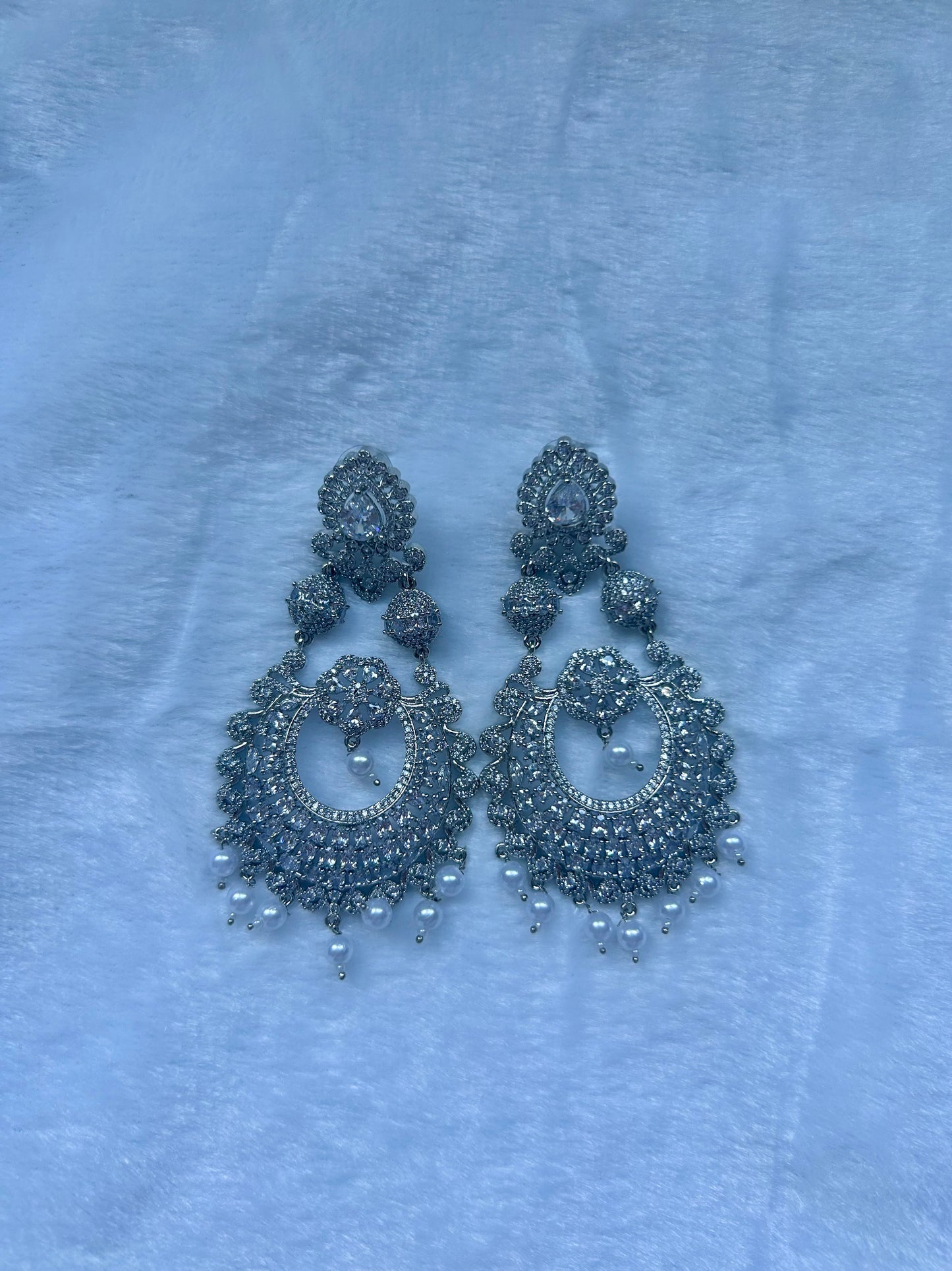AD Silver Earrings