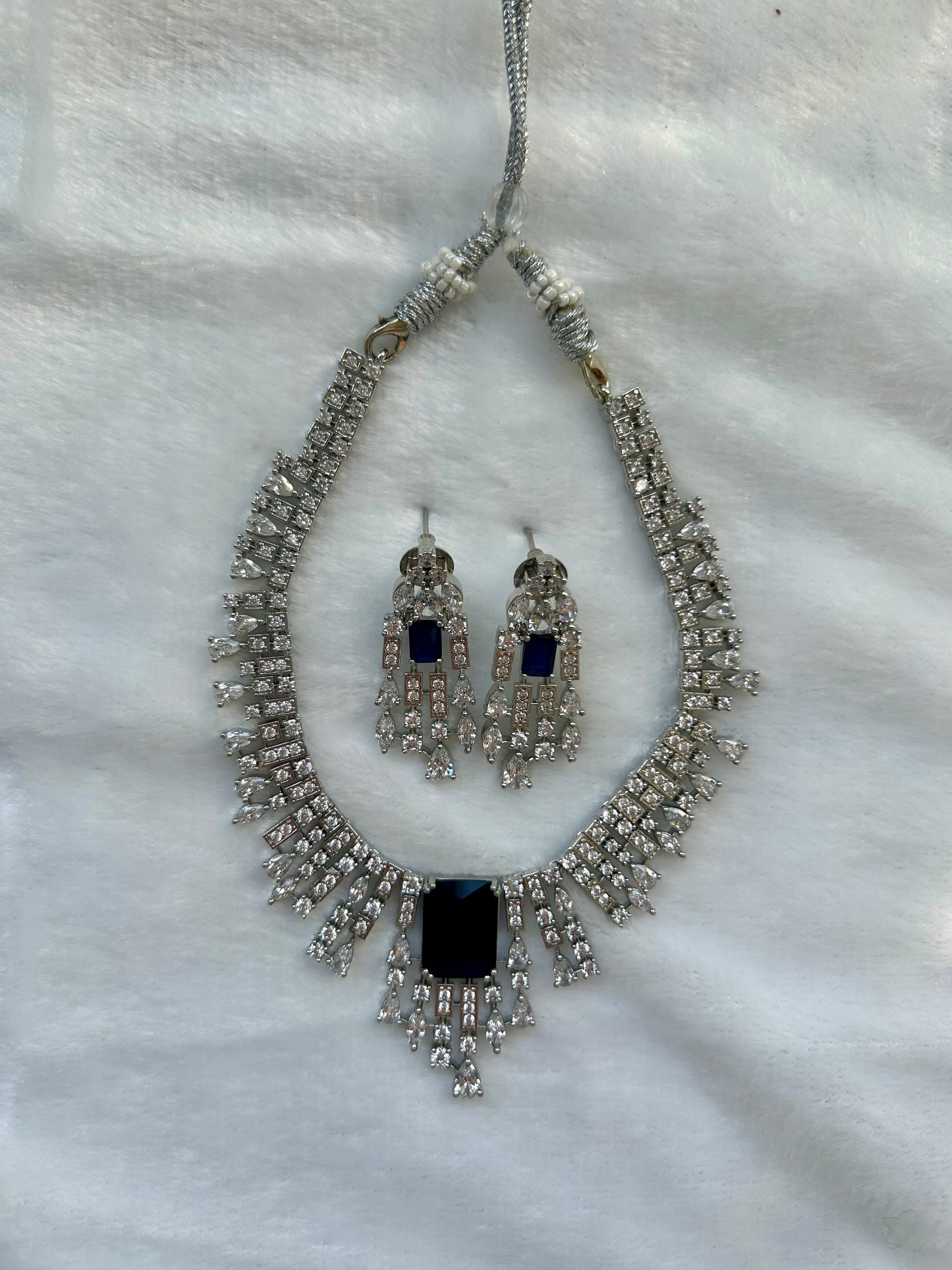 Royal Blue CZ Set
