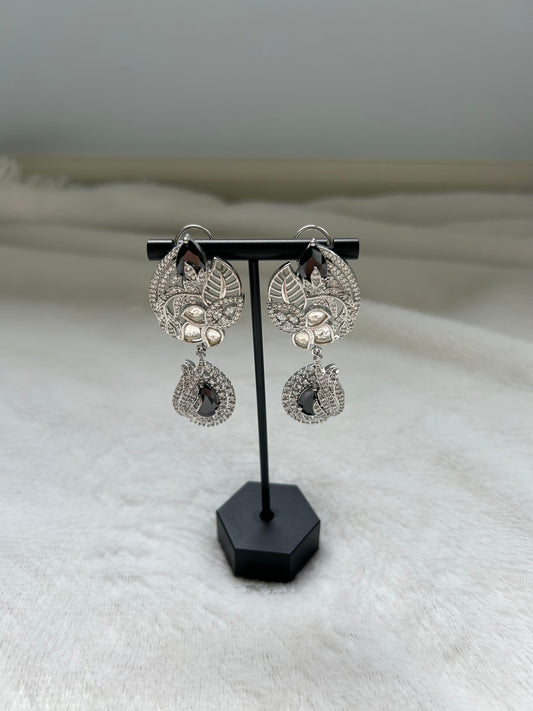 Black AD Earrings