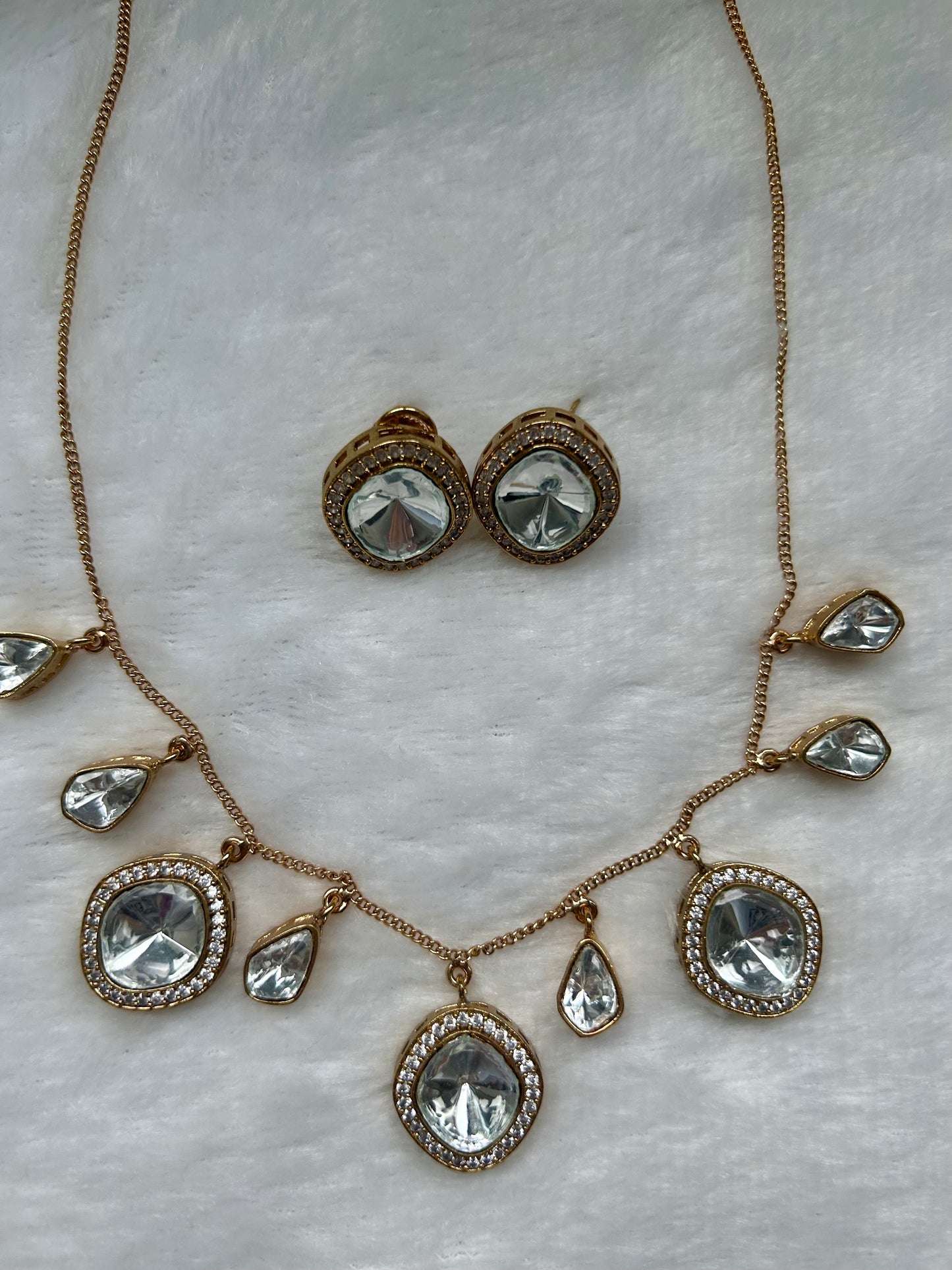 LUXE Moissanite Kundan Set