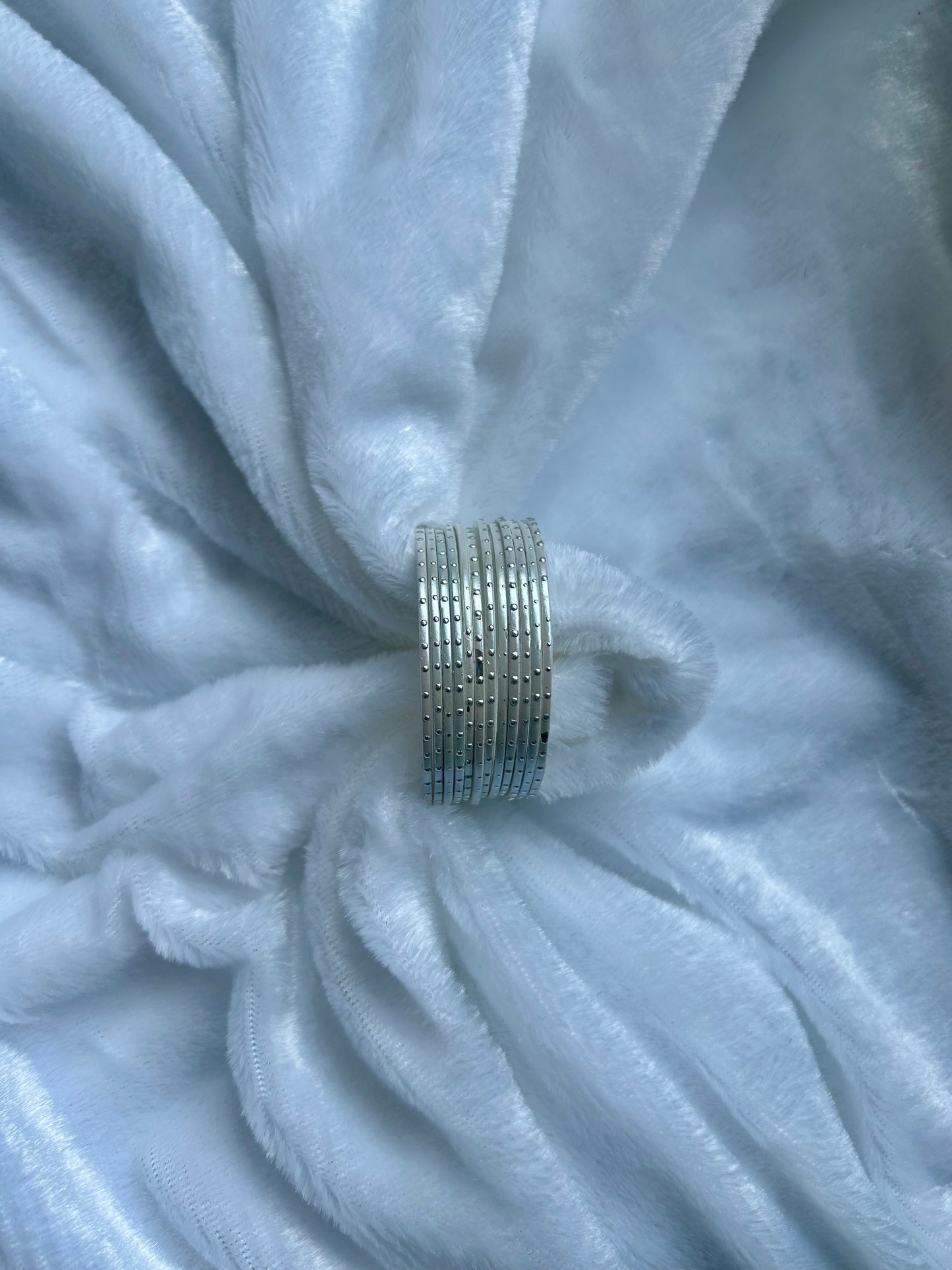 SAMPLE SALE SIZE 2.6 White Bangles