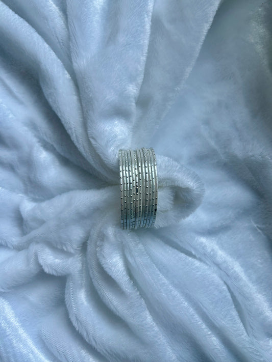 SAMPLE SALE White Bangles