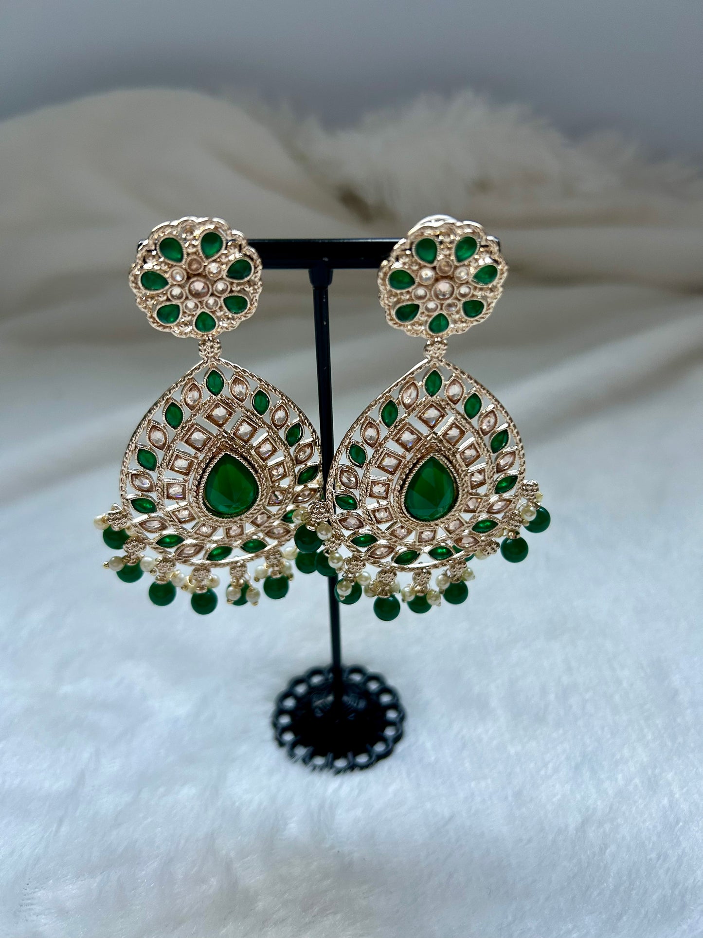 Emerald Green Earrings