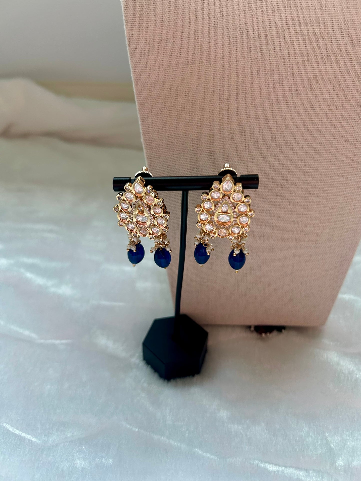 Royal Blue Tyaani Choker Set