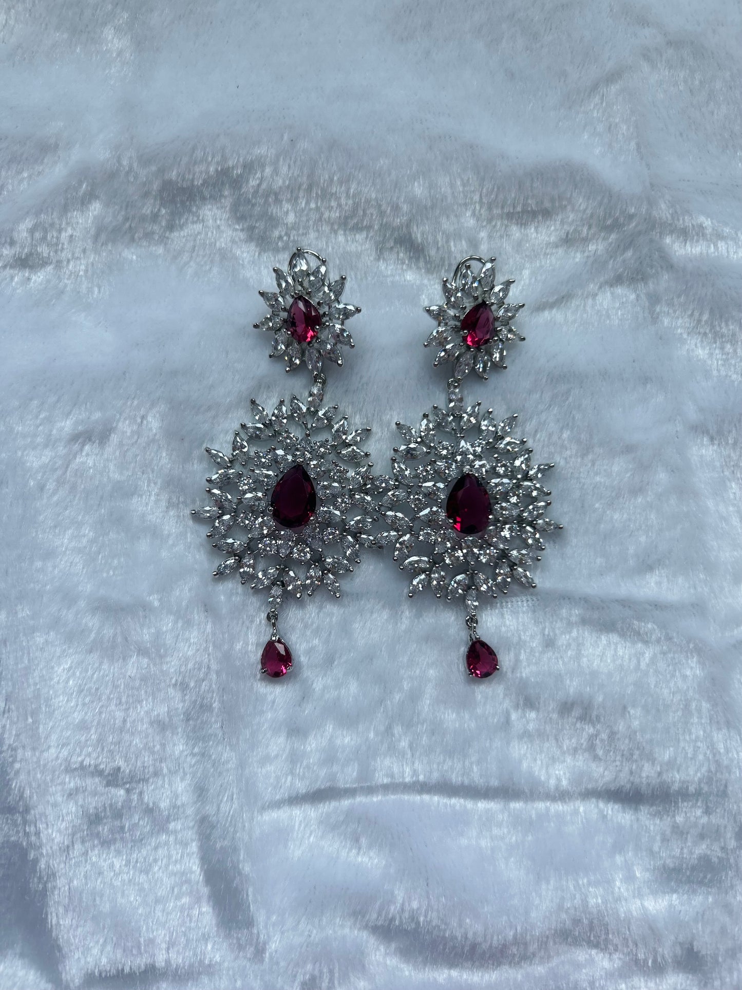 AD Red Earrings