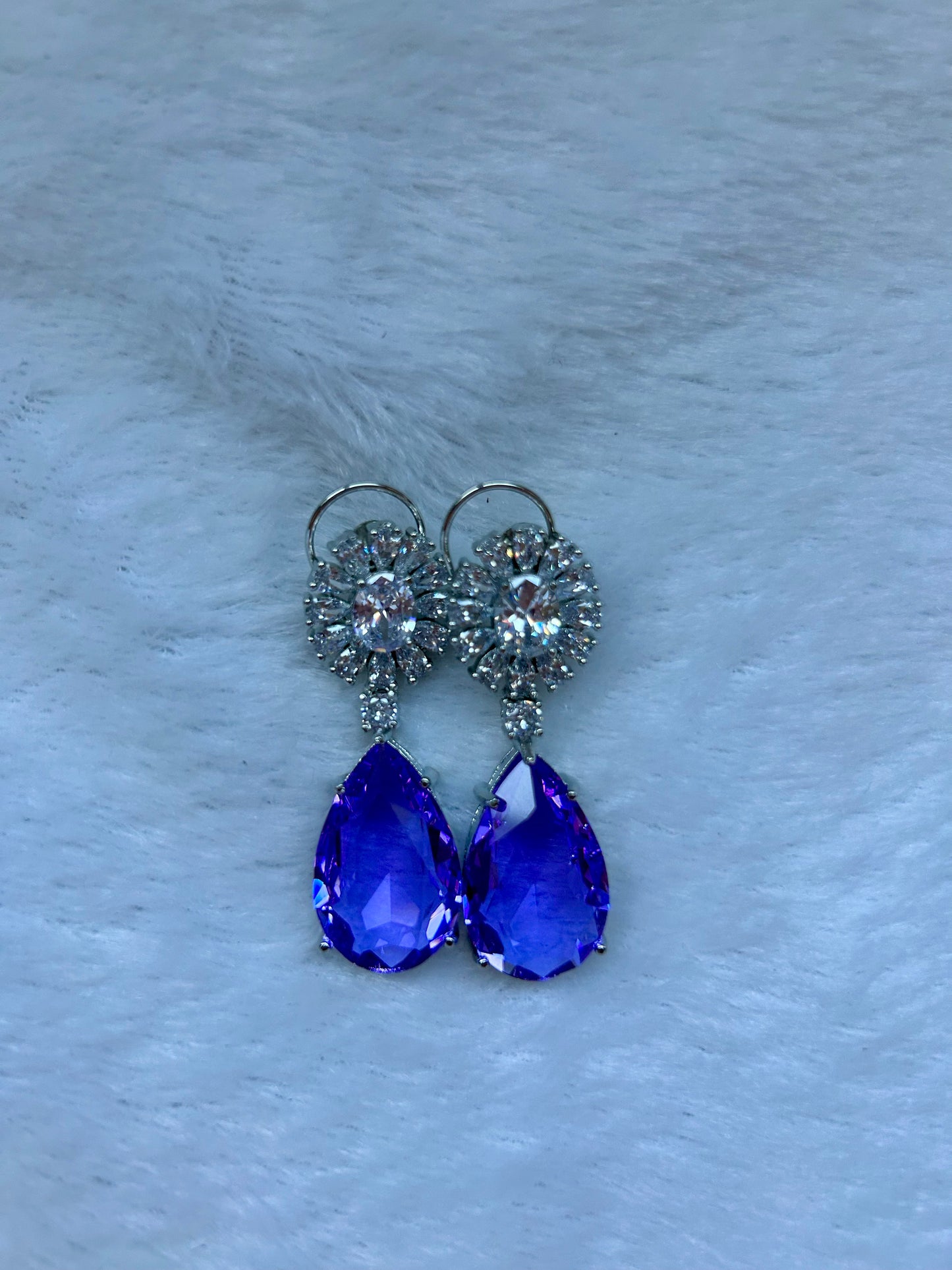 Purple AD Earrings