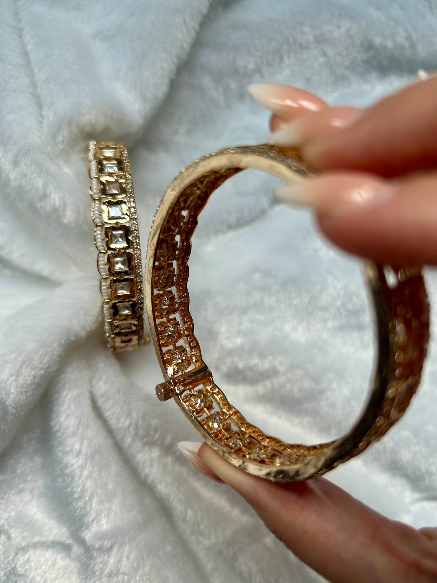 SIZE 2.8 Uncut Kundan Karde