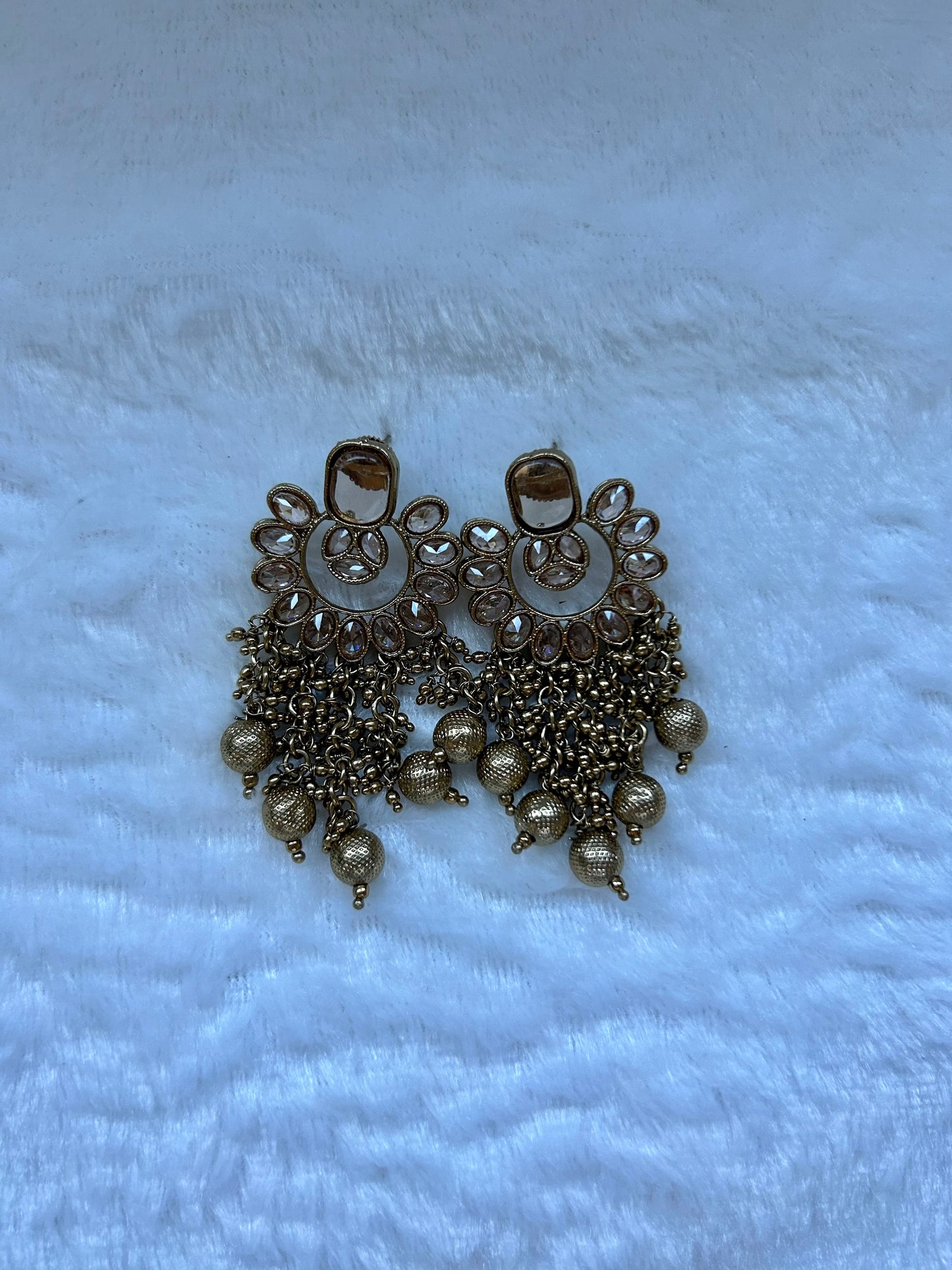 Bronze Polki Earrings