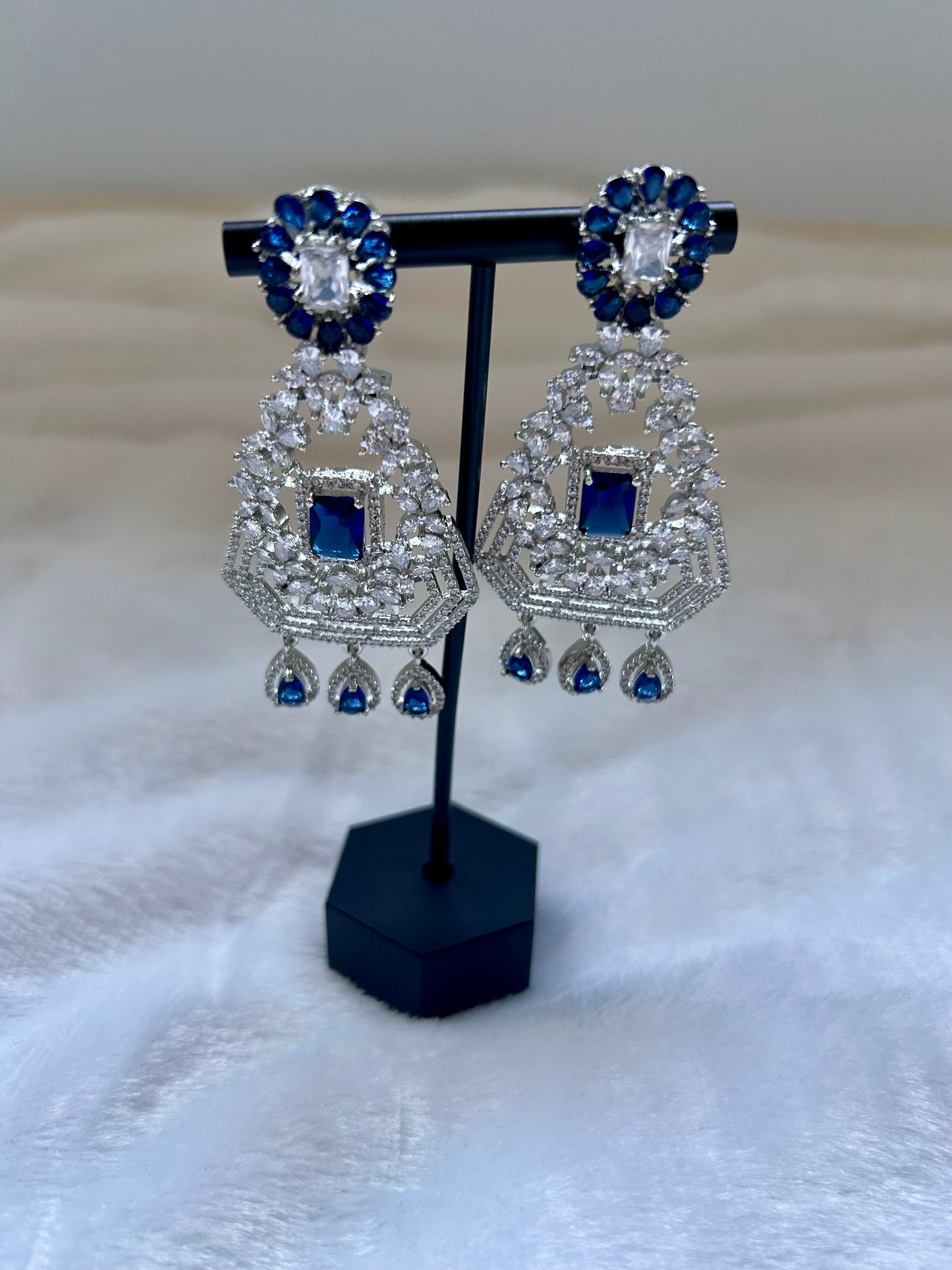 Royal Blue AD Earrings