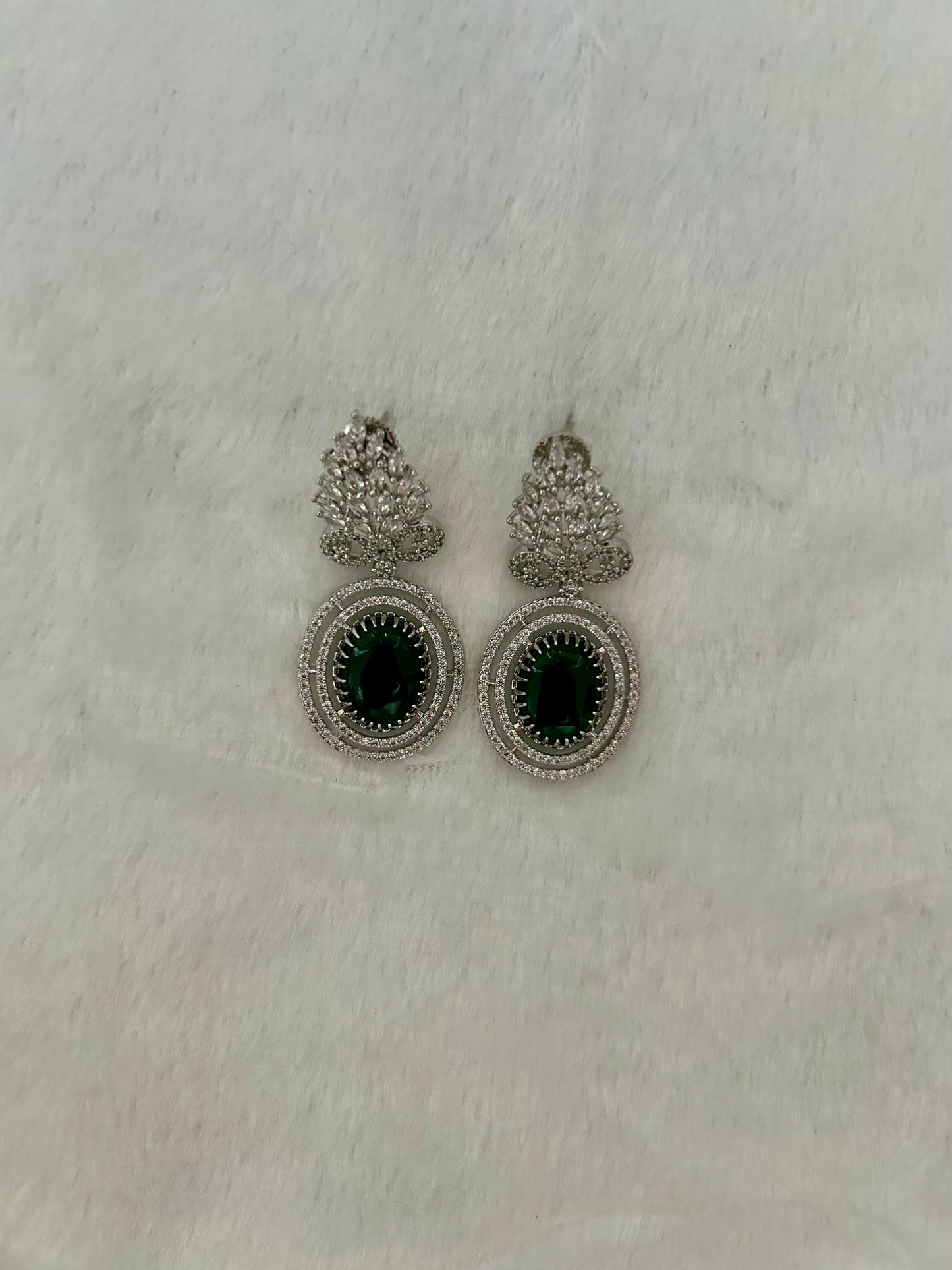 AD Emerald Green Earrings