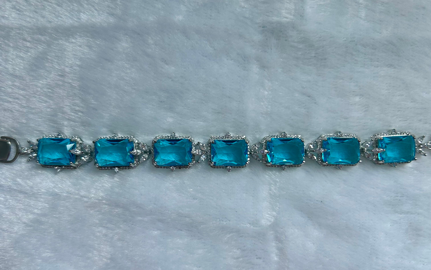Blue CZ Bracelet