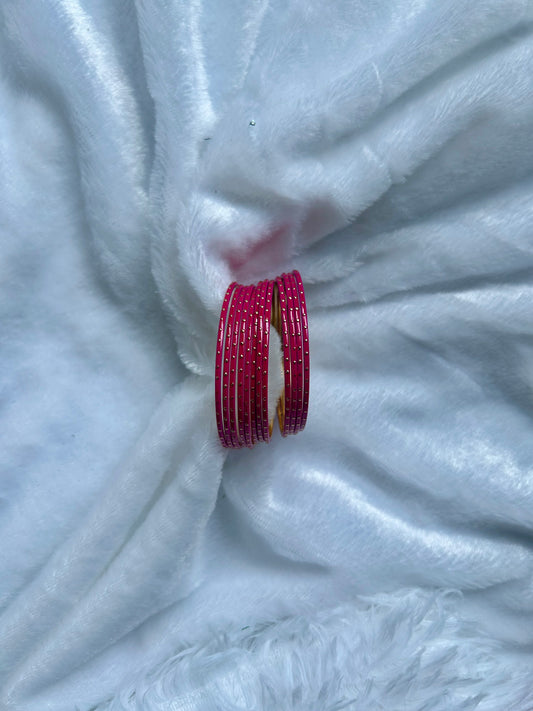 SAMPLE SALE Hot Pink Bangles