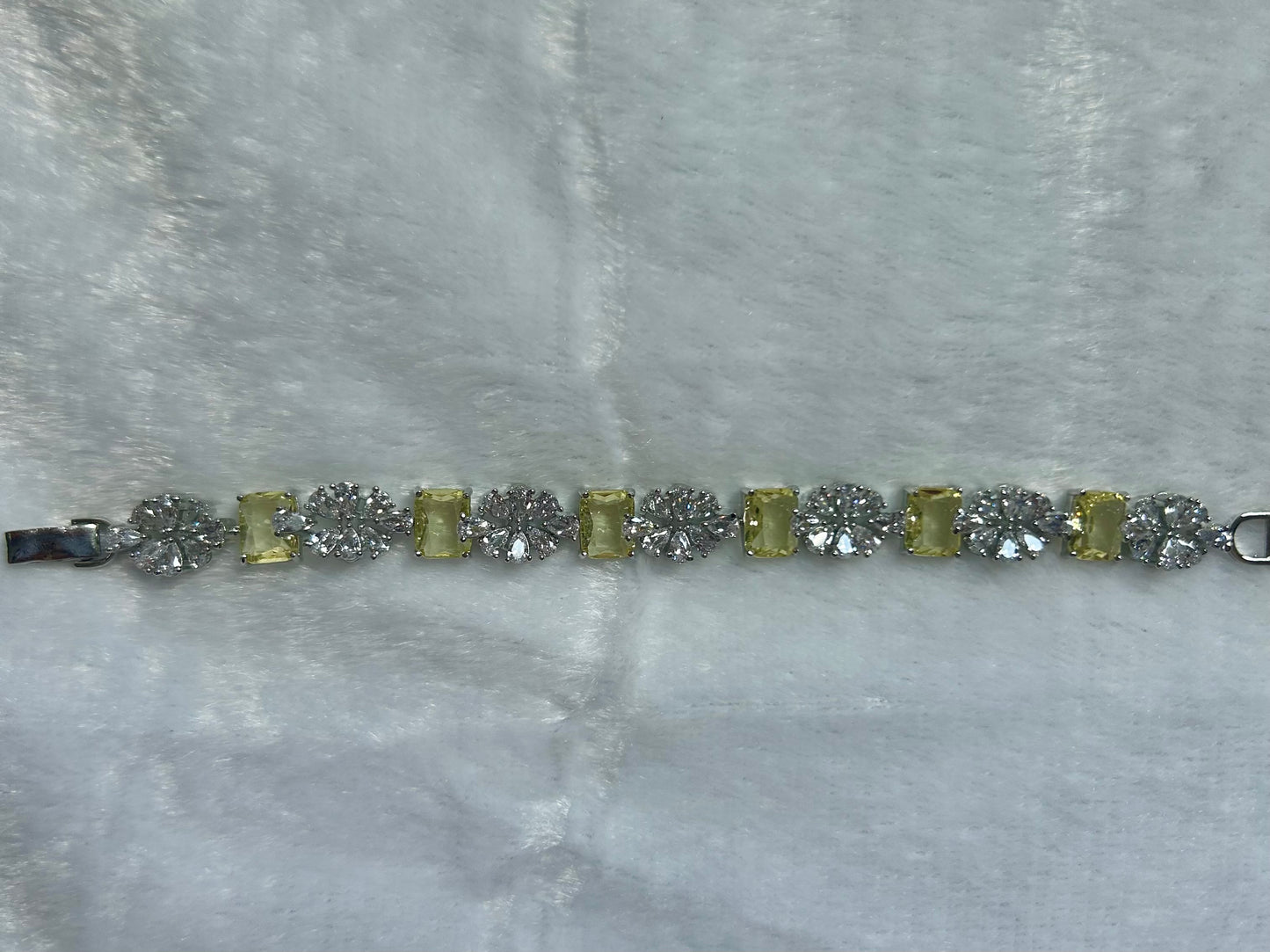 CZ Yellow Bracelet