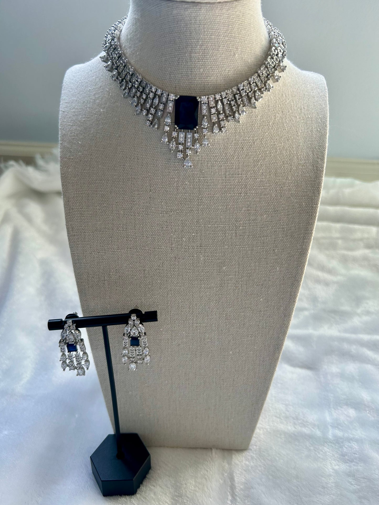 Royal Blue CZ Set