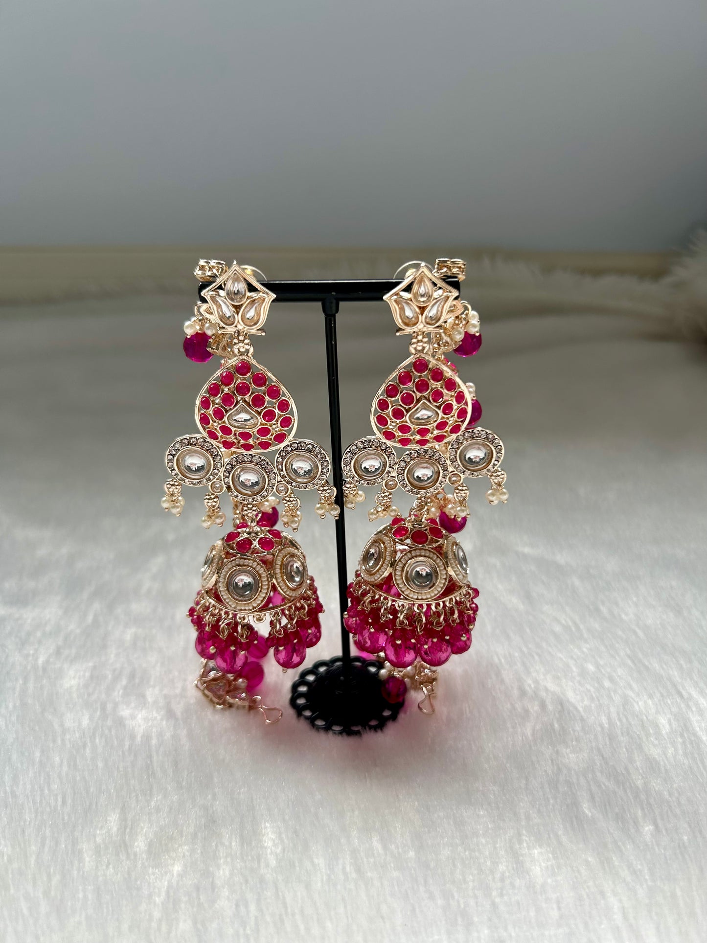 Hot Pink Sahara Earrings