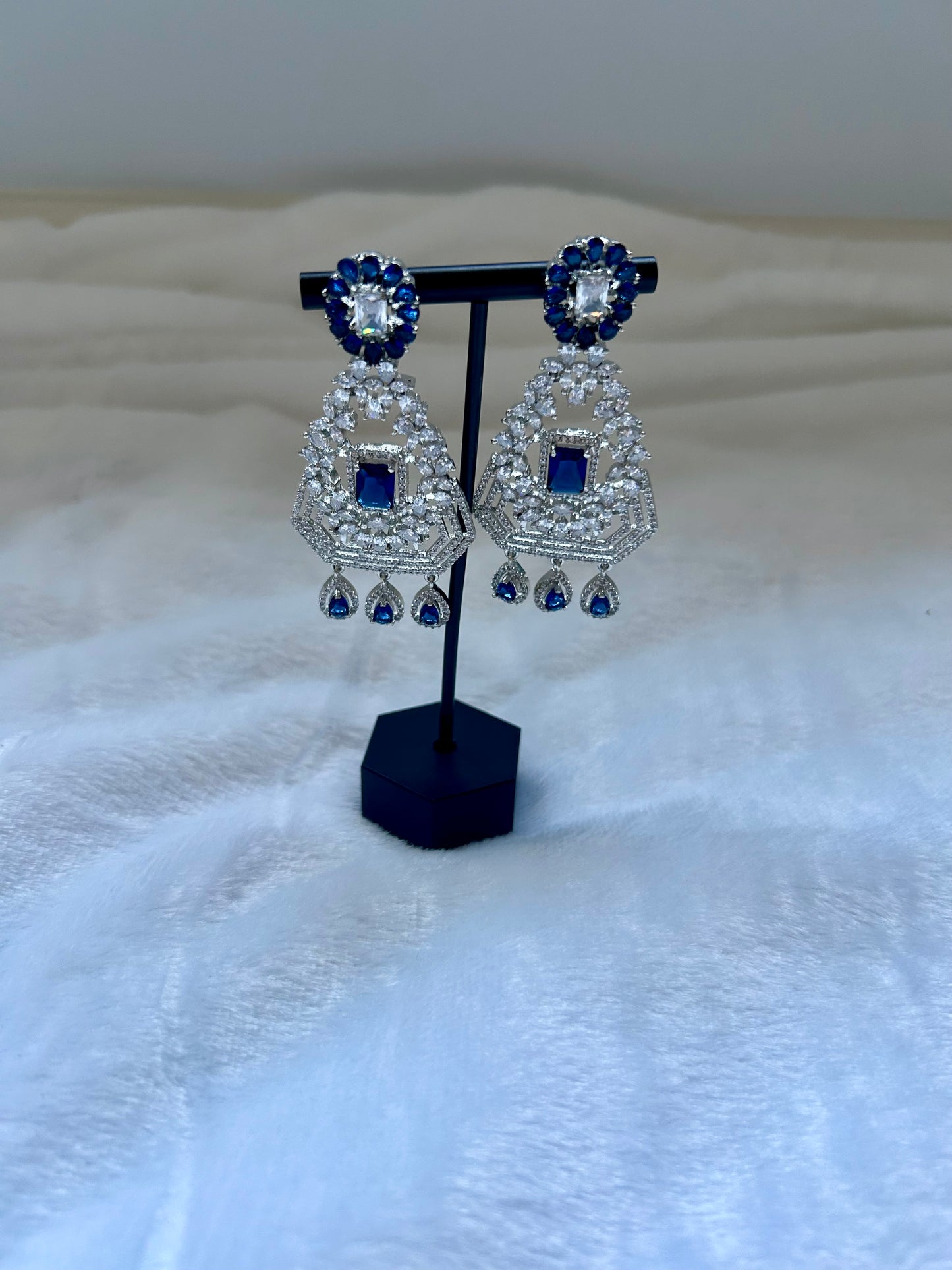 Royal Blue AD Earrings