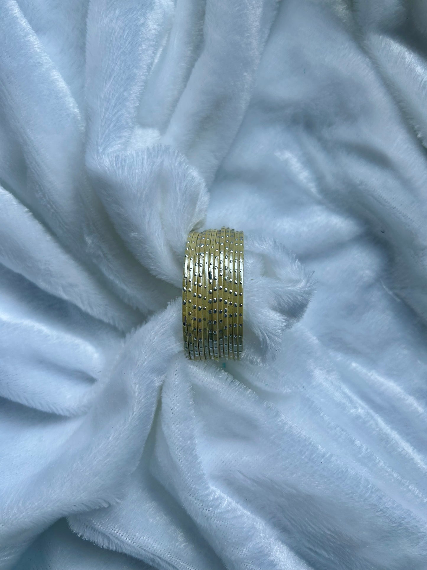 SAMPLE SALE Pale Yellow Bangles