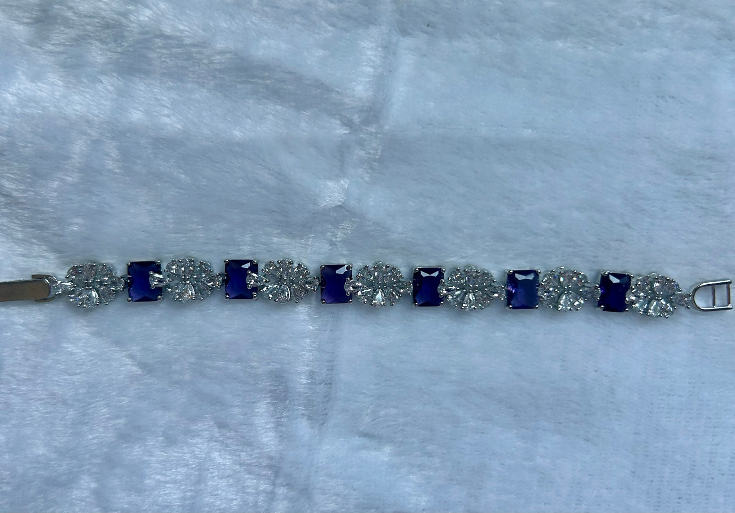 Dark Purple CZ Bracelet