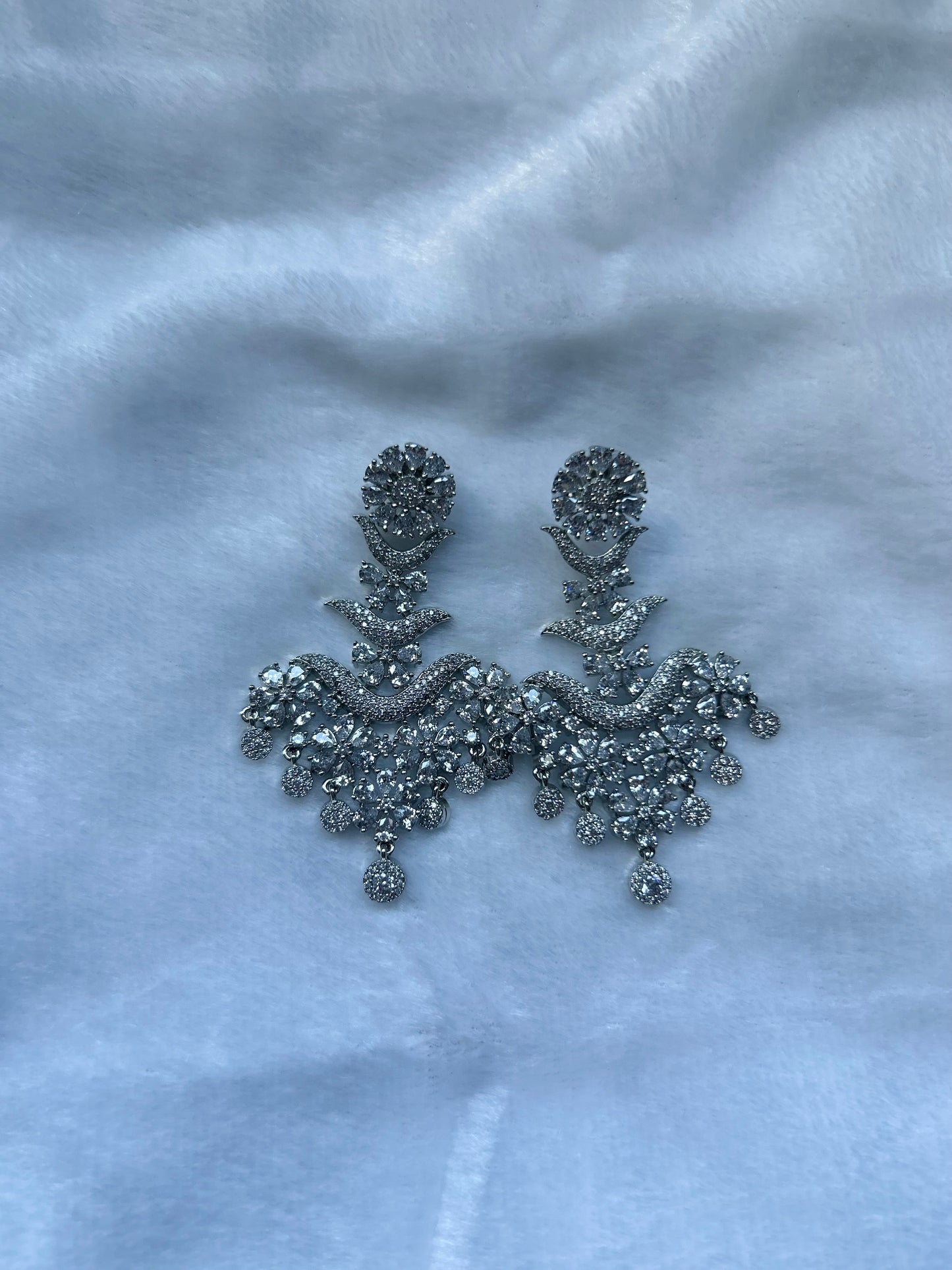 AD Silver Earrings