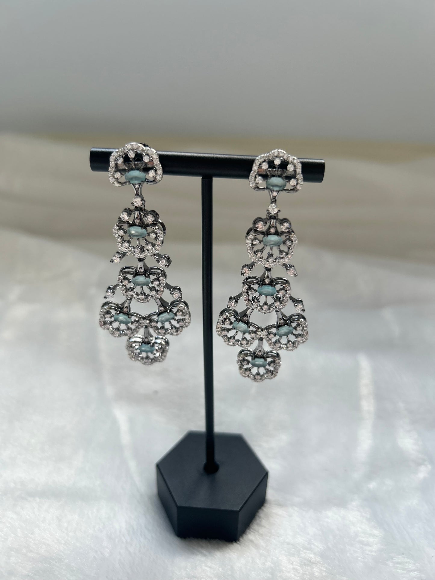AD Mint Blue Earrings