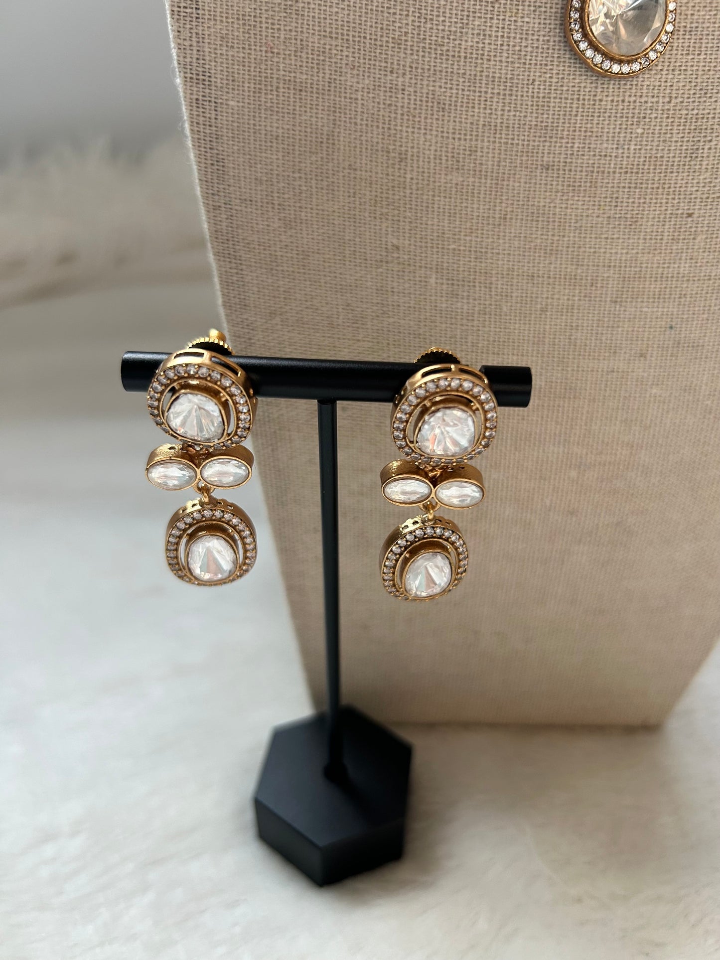 LUXE Moissanite Kundan Set