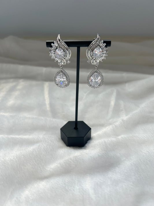 AD Silver Earrings