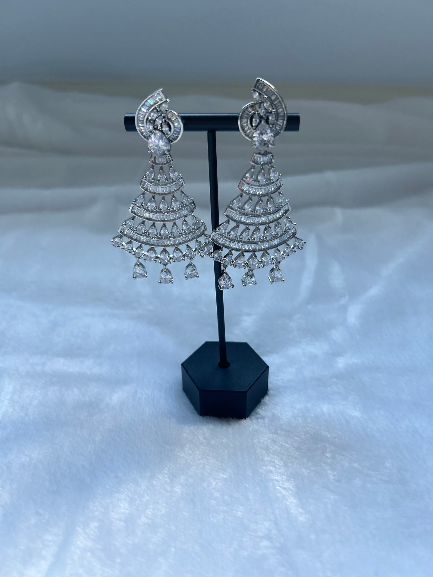 AD Silver Earrings