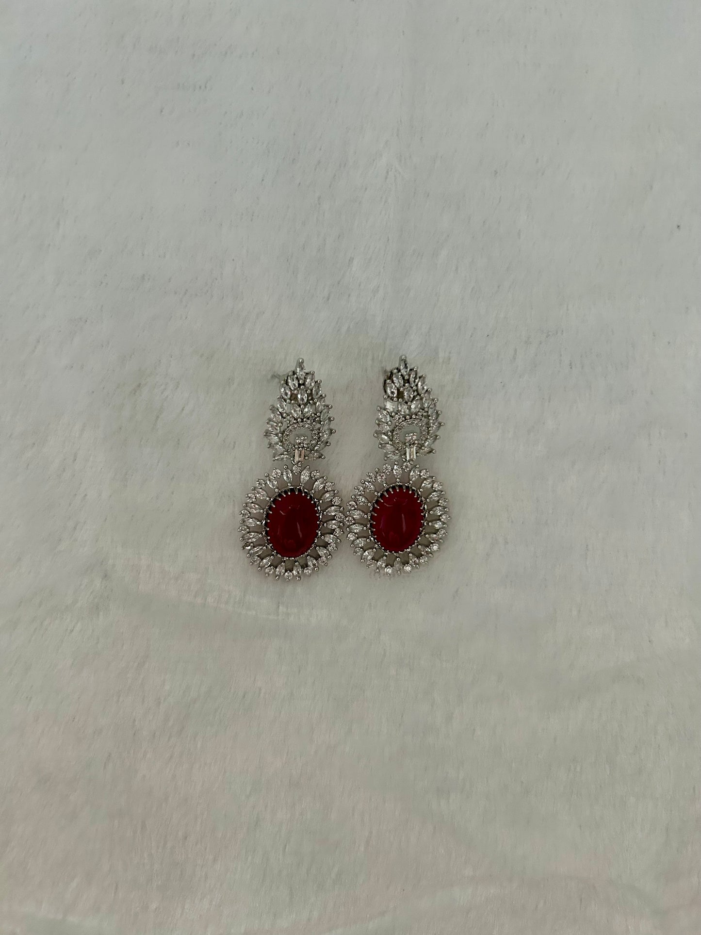 AD Red Earrings