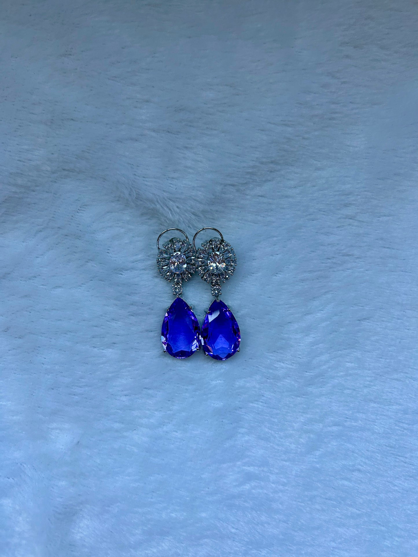 Purple AD Earrings