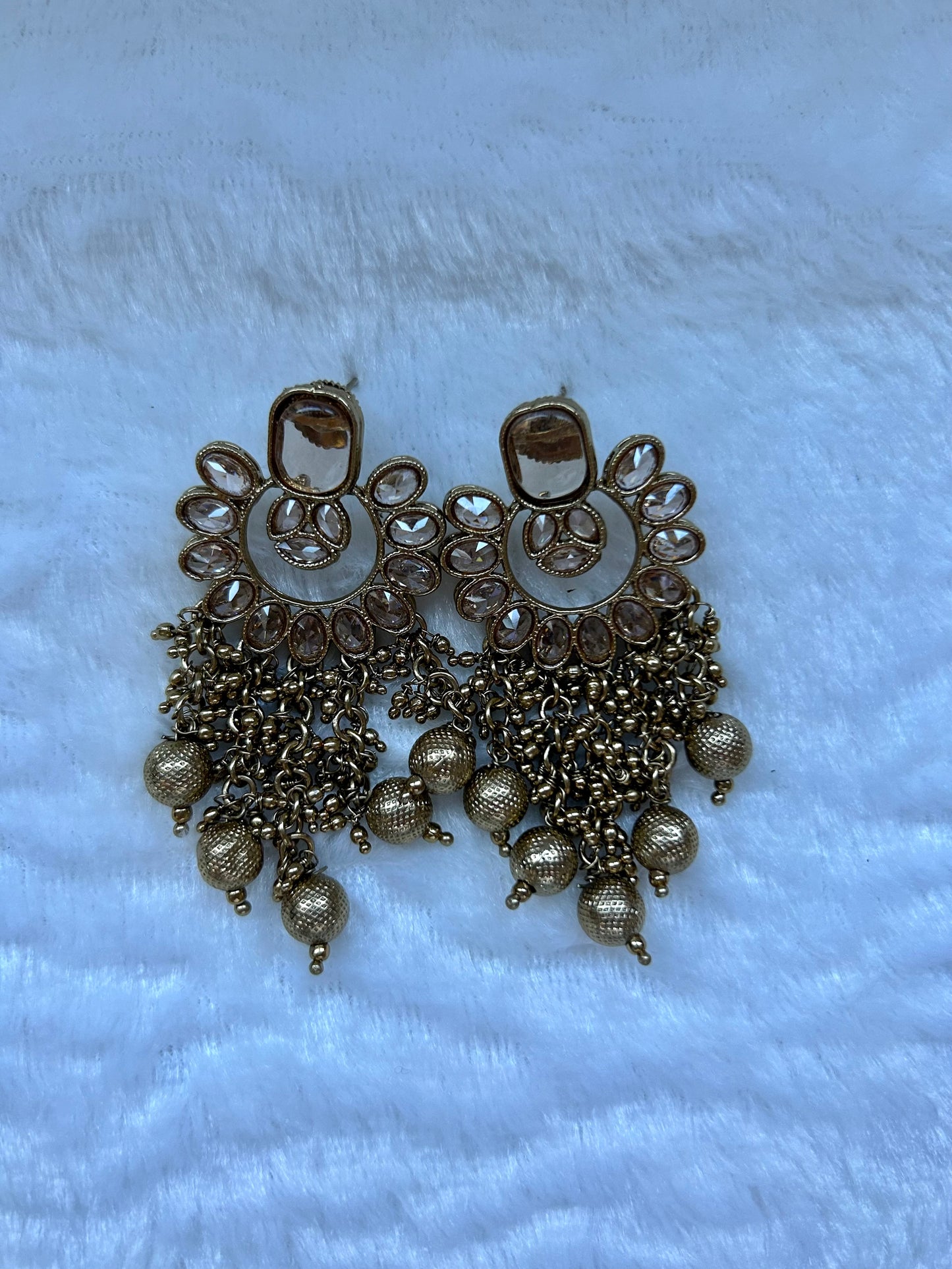 Bronze Polki Earrings