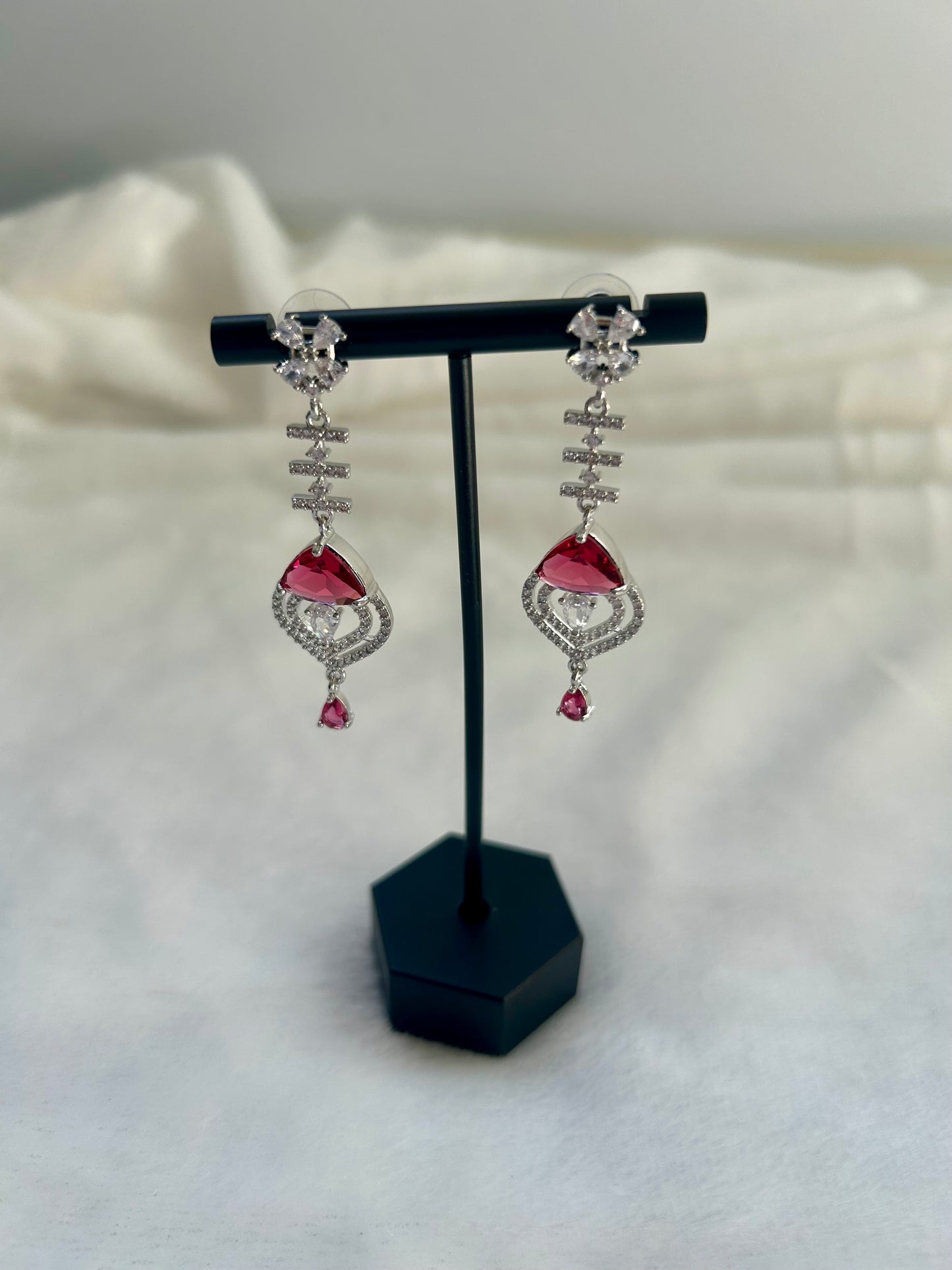 AD Red Earrings
