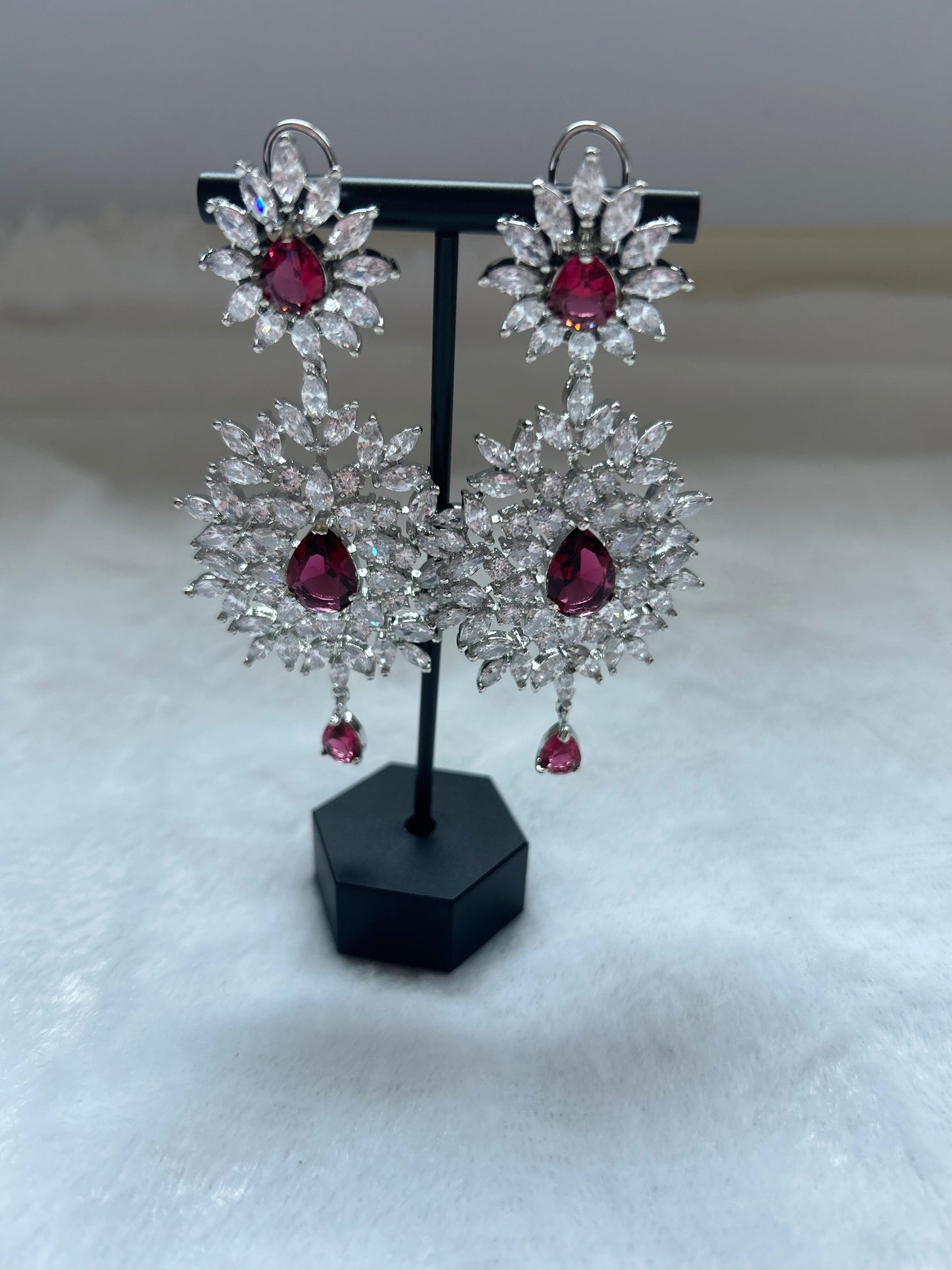 AD Red Earrings