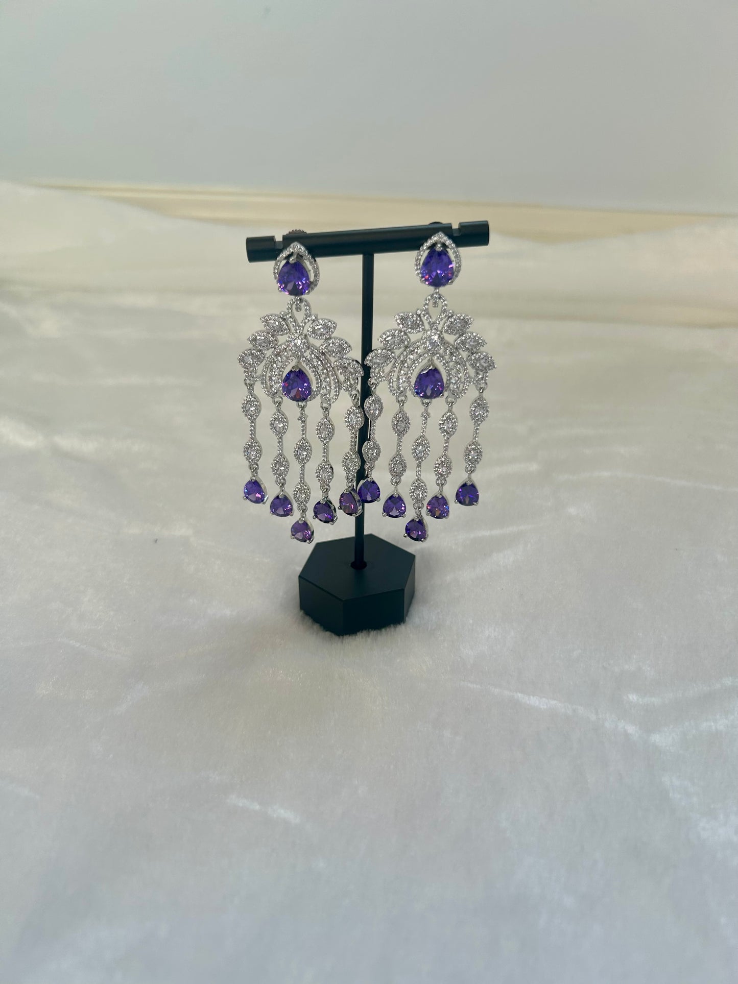 AD Purple Earrings