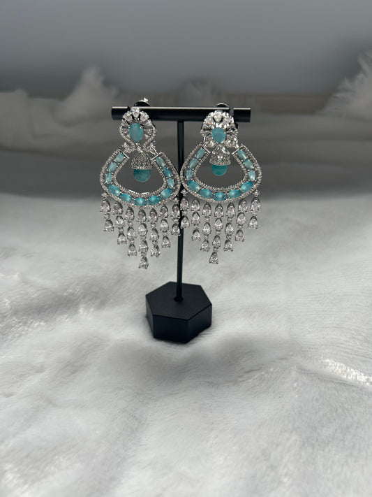 AD Ferozi Blue Earrings