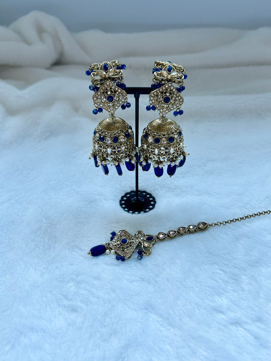 Royal Blue Sahara Tikka Set