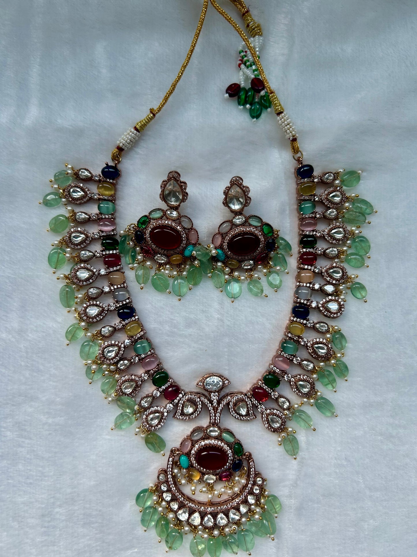 LUXE Multi Moissanite Kundan Set